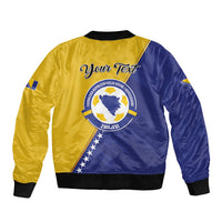 Personalised Bosnia and Herzegovina 2026 Sleeve Zip Bomber Jacket Already in America