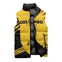 Custom Colombo Cricket Kaps Sleeveless Puffer Jacket Go Champions
