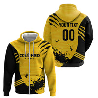 Custom Colombo Cricket Kaps Zip Hoodie Go Champions