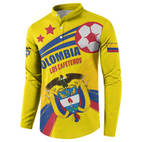 Colombia 2024 Football Champions Button Sweatshirt Todos Somos Colombia - Wonder Print Shop
