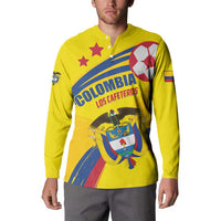 Colombia 2024 Football Champions Button Sweatshirt Todos Somos Colombia - Wonder Print Shop