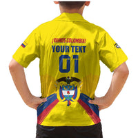 Colombia 2024 Football Champions Family Matching Mermaid Dress and Hawaiian Shirt Todos Somos Colombia - Wonder Print Shop