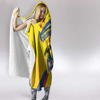 Colombia 2024 Football Champions Hooded Blanket Todos Somos Colombia