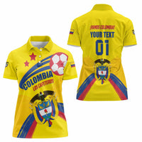 Colombia 2024 Football Champions Women Polo Shirt Todos Somos Colombia - Wonder Print Shop