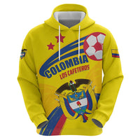 Colombia 2024 Football Champions Zip Hoodie Todos Somos Colombia - Wonder Print Shop