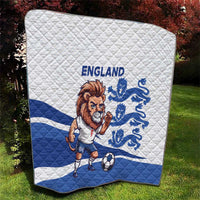 England 2024 Football Quilt Three Lions Go Champions - Wonder Print Shop