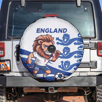 England 2024 Football Spare Tire Cover Three Lions Go Champions - Wonder Print Shop