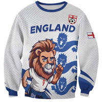 England 2024 Football Sweatshirt Three Lions Go Champions - Wonder Print Shop