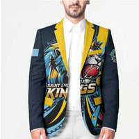 Custom Saint Lucia Cricket Blazer Go Champion St Lucia Lion Kings - Wonder Print Shop