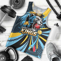 Custom Saint Lucia Cricket Men Tank Top Go Champion St Lucia Lion Kings - Wonder Print Shop