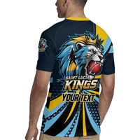 Custom Saint Lucia Cricket Rugby Jersey Go Champion St Lucia Lion Kings - Wonder Print Shop