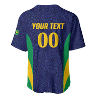 Custom Brazil Football Baseball Jersey Canary Squad Go Champions - Wonder Print Shop