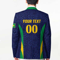 Custom Brazil Football Blazer Canary Squad Go Champions - Wonder Print Shop