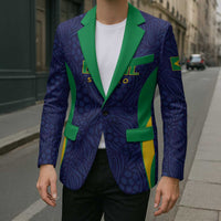 Custom Brazil Football Blazer Canary Squad Go Champions - Wonder Print Shop
