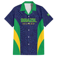 Custom Brazil Football Hawaiian Shirt Canary Squad Go Champions - Wonder Print Shop