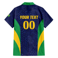 Custom Brazil Football Hawaiian Shirt Canary Squad Go Champions - Wonder Print Shop