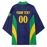 Custom Brazil Football Kimono Canary Squad Go Champions - Wonder Print Shop