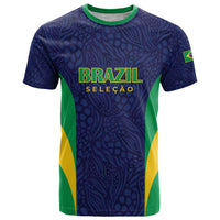 Custom Brazil Football T Shirt Canary Squad Go Champions - Wonder Print Shop