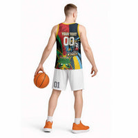 Custom Cricket Match 2025 Basketball Jersey Amazon Warriors Guyana Vs Kings St Lucia - Wonder Print Shop