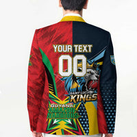 Custom Cricket Match 2025 Blazer Amazon Warriors Guyana Vs Kings St Lucia - Wonder Print Shop