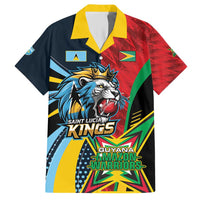 Custom Cricket Match 2025 Hawaiian Shirt Amazon Warriors Guyana Vs Kings St Lucia - Wonder Print Shop