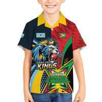 Custom Cricket Match 2025 Hawaiian Shirt Amazon Warriors Guyana Vs Kings St Lucia - Wonder Print Shop