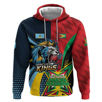 Custom Cricket Match 2025 Hoodie Amazon Warriors Guyana Vs Kings St Lucia - Wonder Print Shop