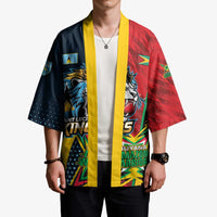 Custom Cricket Match 2025 Kimono Amazon Warriors Guyana Vs Kings St Lucia - Wonder Print Shop