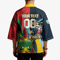 Custom Cricket Match 2025 Kimono Amazon Warriors Guyana Vs Kings St Lucia - Wonder Print Shop