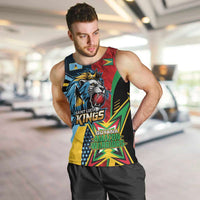 Custom Cricket Match 2025 Men Tank Top Amazon Warriors Guyana Vs Kings St Lucia - Wonder Print Shop