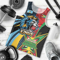 Custom Cricket Match 2025 Men Tank Top Amazon Warriors Guyana Vs Kings St Lucia - Wonder Print Shop