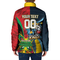 Custom Cricket Match 2025 Padded Jacket Amazon Warriors Guyana Vs Kings St Lucia - Wonder Print Shop