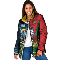 Custom Cricket Match 2025 Padded Jacket Amazon Warriors Guyana Vs Kings St Lucia - Wonder Print Shop