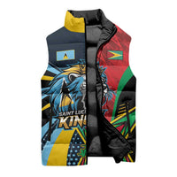 Custom Cricket Match 2025 Sleeveless Puffer Jacket Amazon Warriors Guyana Vs Kings St Lucia - Wonder Print Shop
