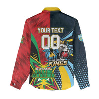 Custom Cricket Match 2025 Women Casual Shirt Amazon Warriors Guyana Vs Kings St Lucia - Wonder Print Shop
