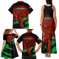 Wales Rugby Family Matching Tank Maxi Dress and Hawaiian Shirt Cymru Come On 2023 World Cup - Wonder Print Shop