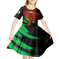 Wales Rugby Kid Short Sleeve Dress Cymru Come On 2023 World Cup - Wonder Print Shop