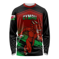 Wales Rugby Long Sleeve Shirt Cymru Come On 2023 World Cup LT01