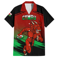 Custom Wales Rugby Family Matching Off Shoulder Maxi Dress and Hawaiian Shirt Cymru Come On 2023 World Cup - Wonder Print Shop