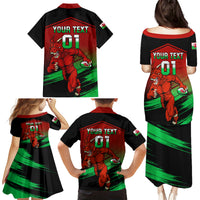 Custom Wales Rugby Family Matching Puletasi Dress and Hawaiian Shirt Cymru Come On 2023 World Cup - Wonder Print Shop