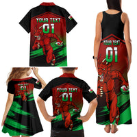 Custom Wales Rugby Family Matching Tank Maxi Dress and Hawaiian Shirt Cymru Come On 2023 World Cup - Wonder Print Shop