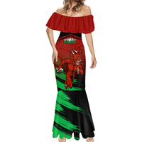 Custom Wales Rugby Mermaid Dress Cymru Come On 2023 World Cup - Wonder Print Shop