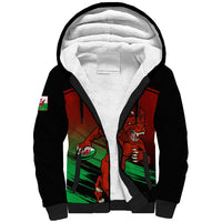 Custom Wales Rugby Sherpa Hoodie Cymru Come On 2023 World Cup - Wonder Print Shop
