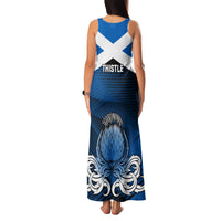 Scotland Rugby Family Matching Tank Maxi Dress and Hawaiian Shirt Thistle Go 2023 World Cup - Wonder Print Shop
