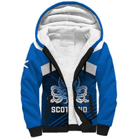 Scotland Rugby Sherpa Hoodie Thistle Go 2023 World Cup - Wonder Print Shop