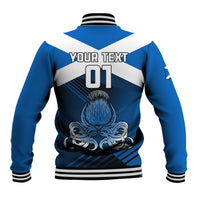 Custom Scotland Rugby Baseball Jacket Thistle Go 2023 World Cup - Wonder Print Shop