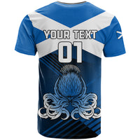 Custom Scotland Rugby T Shirt Thistle Go 2023 World Cup - Wonder Print Shop
