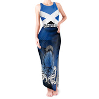 Custom Scotland Rugby Tank Maxi Dress Thistle Go 2023 World Cup - Wonder Print Shop