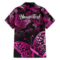 Personalised In October We Wear Pink Kid Hawaiian Shirt Breast Cancer Awareness - Wonder Print Shop