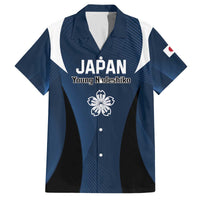 Custom Japan Football Family Matching Off The Shoulder Long Sleeve Dress and Hawaiian Shirt Come On Young Nadeshiko - Wonder Print Shop